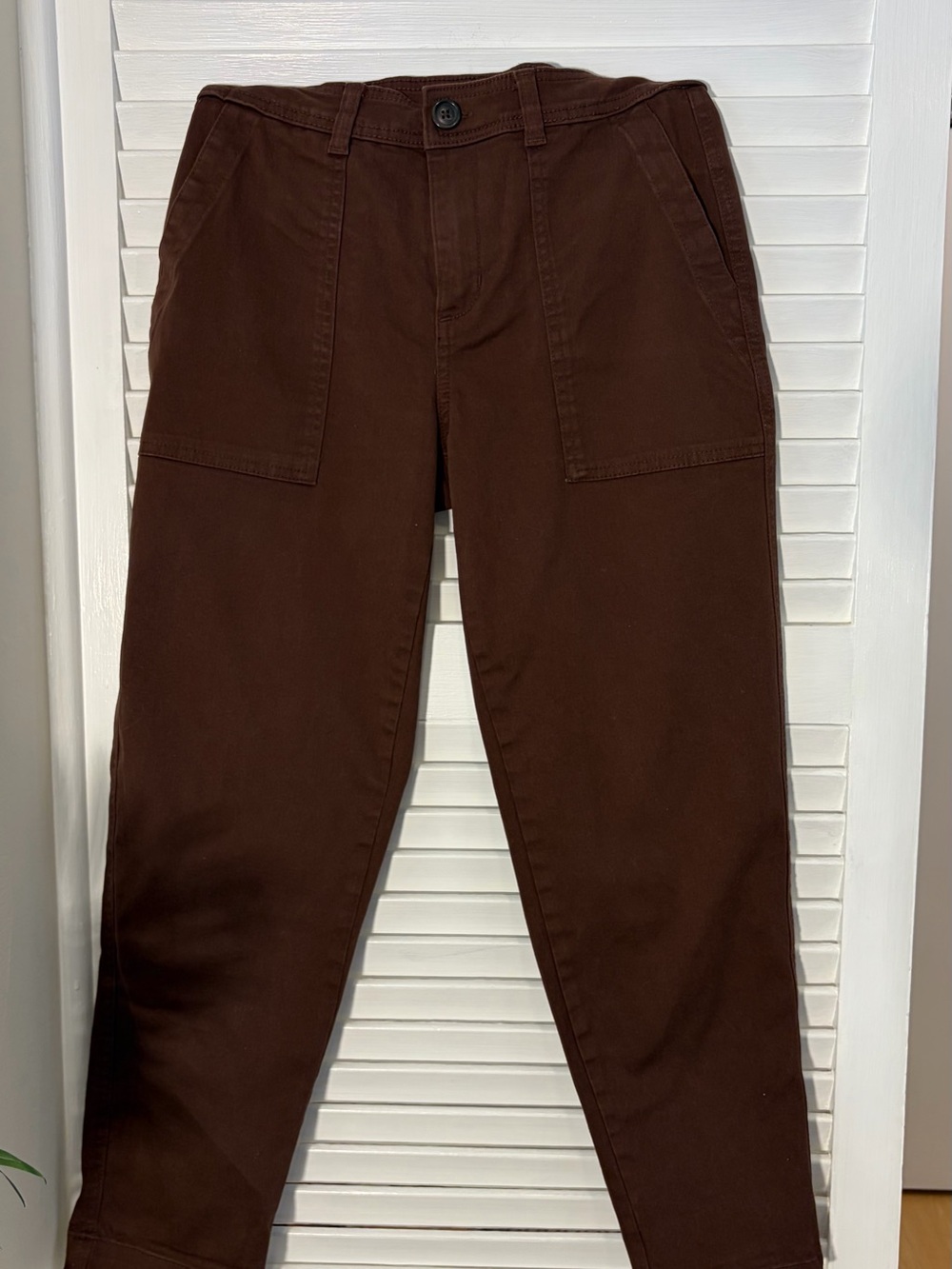 A New Day Brown Straight-Leg Chinos